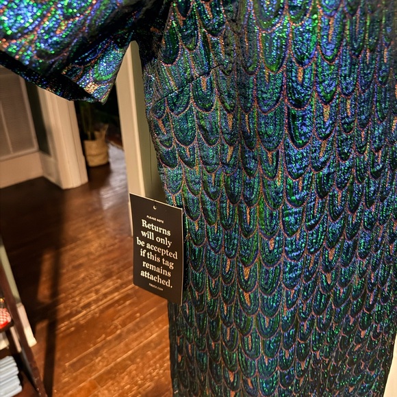 Pavo Jacquard Pomander Place Mini Dress - Picture 3 of 5